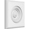 Ekena Millwork Standard Sedgwick Bullseye Rosette With Rounded Edge, 4"W x 4"H x 1/2"P ROSP040X040X050SDG04 - alternate 1
